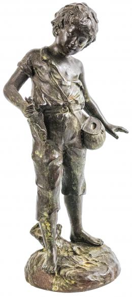 786 - FIGURA DE CALAMINA PATINADA
