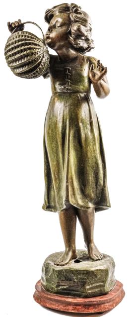 844 - FIGURA DE CALAMINA FRANCESA CIRCA 1900