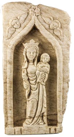 793 - RELIEVE EN ALABASTRO DEL ÚLTIMO TERCIO DE SIGLO XIX