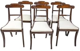 358 - SEIS SILLAS DE ESTILO INGLES DEL ÚLTIMO CUARTO DEL S.XX