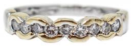 75 - ANILLO MEDIA ALIANZA CON BRILLANTES