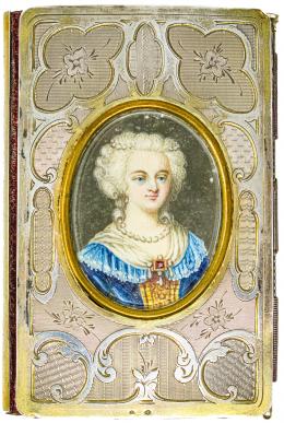 677 - AGENDA CON MINIATURA DEL S.XIX