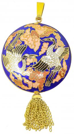 129 - COLGANTE ORIENTAL CON ESMALTES