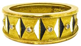 59 - ANILLO DE BAGUES CON ESMALTES
