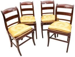 331 - CUATRO SILLAS ISABELINAS DE LA SEGUNDA MITAD DE SIGLO XIX
