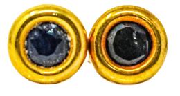 176 - PENDIENTES SOLITARIO CON ZAFIROS