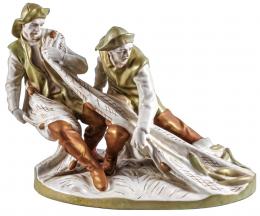 471 - FIGURA EN PORCELANA CHECOSLOVACA DEL ÚLTIMO CUARTO DEL S.XX