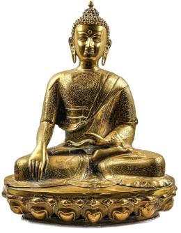 414 - ESCULTURA DE BUDA  DE LA SEGUNDA MITAD DEL S.XX