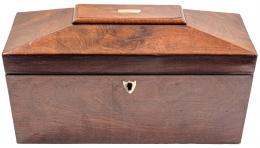 819 - CAJA DE TE INGLESA DE FINALES DEL S.XIX