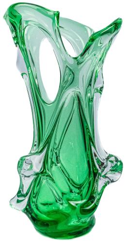 44 - JARRÓN EN CRISTAL DE MURANO DEL ÚLTIMO TERCIO DEL S.XX