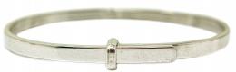 198 - PULSERA ESCLAVA CINTURÓN EN PLATA