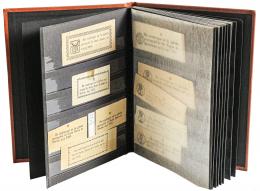288 - COLECCIÓN DE TARGETAS DE COMUNIÓN DE FINALES DEL S.XIX