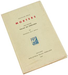 285 - CATÀLEG DELS MORTERS; COL.LECCIÓ PALAU DE PERELADA