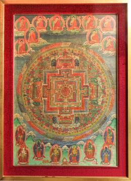 430 - TANKA TIBETANA DE LA PRIMERA MITAD DE SIGLO XX