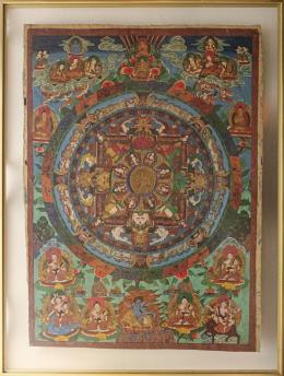 431 - TANKA TIBETANA DE MEDIADOS DE SIGLO XX