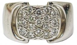 59 - ANILLO ANCHO CON BRILLANTES