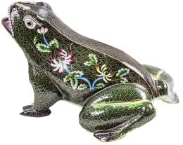415 - FIGURA ORIENTAL EN ESMALTE CLOISONÉ ÚLTIMO CUARTO S.XX
