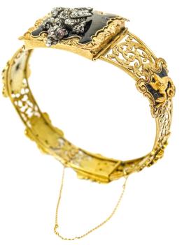 171 - PULSERA DE FLES. DEL S.XIX