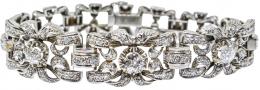 191 - PULSERA DE DIAMANTES DE LOS AÑOS 40