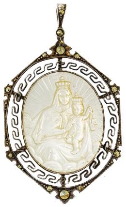 148 - MEDALLA DEVOCIONAL DE PPS. DEL S.XX