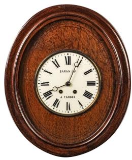 730 - RELOJ DE PARED FRANCÉS DE FINALES DEL S.XIX