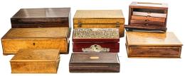 852 - COLECCIÓN DE CAJAS Y COFRE 