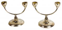 703 - PAREJA DE CANDELABROS DE LOS AÑOS 70