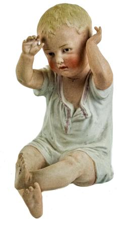 474 - FIGURA EN BISCUIT DE PRINCIPIOS DE SIGLO XX