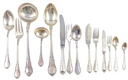 679 - CUBERTERIA DE PLATA DE MEDIADOS DE SIGLO XX