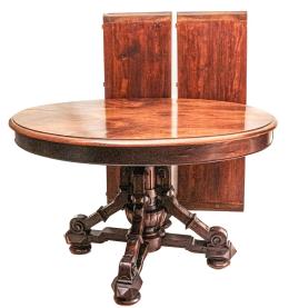 326 - MESA DE COMEDOR DEL ÚLTIMO CUARTO DE SIGLO XIX
