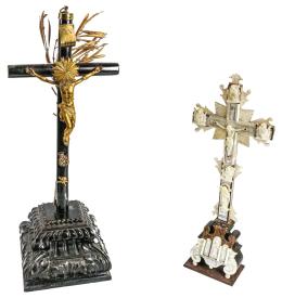 868 - DOS CRUCES DE FINALES DEL SIGLO XIX