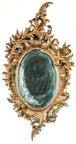 310 - ESPEJO DE PARED DE ESTILO ROCOCO