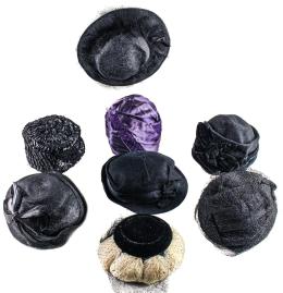743 - LOTE DE OCHO SOMBREROS DE DEL PRIMER TERCIO DEL S.XX
