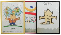232 - TRES CARTELES DE BARCELONA 92