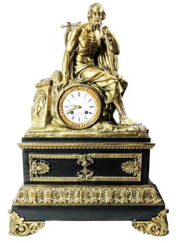 736 - RELOJ DE SOBREMESA FRANCÉS DEL S. XIX