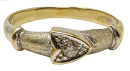 47 - ANILLO DE ORO CON CIRCONITA