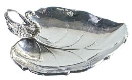 665 - CENTRO DE MESA EN PLATA DE MEDIADOS DEL S.XX