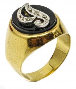 59 - ANILLO SELLO LETRA "J"