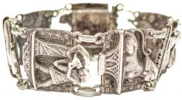131 - PULSERA EGIPCIA DE PLATA