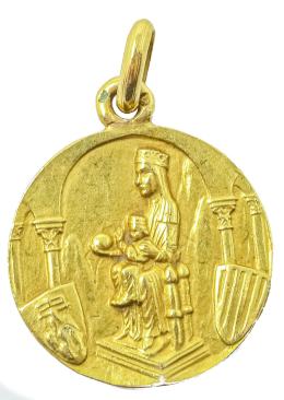 126 - MEDALLA DEVOCIONAL DE PPS. DEL S.XX