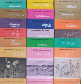 278 - 18 CUADERNOS DE ARTE DE DIBUJANTES ESPAÑOLES DEL S. XX