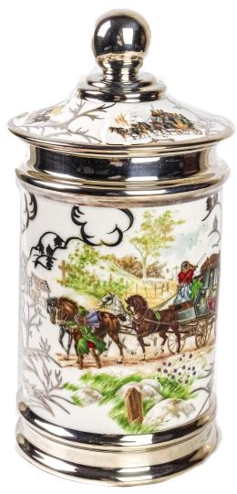507 - TARRO DE PORCELANA DEL ÚLTIMO TERCIO DEL S.XX