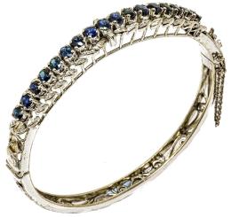 288 - PULSERA ESCLAVA CON ZAFIROS Y BRILLANTES