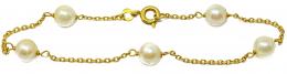 155 - PULSERA CON PERLAS DE MEDIADOS S.XX