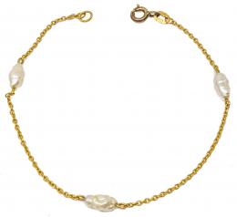 154 - PULSERA CON PERLAS DE LOS AÑOS 80