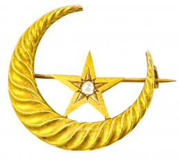 82 - BROCHE LUNA DEL S.XIX