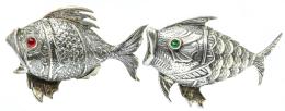 712 - PAREJA DE SALEROS DE SOBREMESA AÑOS 70