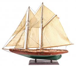 895 - MAQUETA DE VELERO DE MEDIADOS DEL S.XX