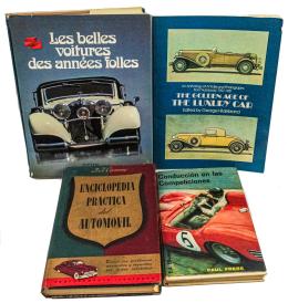 261 - CUATRO LIBROS SOBRE AUTOMÓVILES