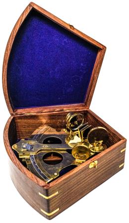 994 - SEXTANTE DECORATIVO CON ESTUCHE